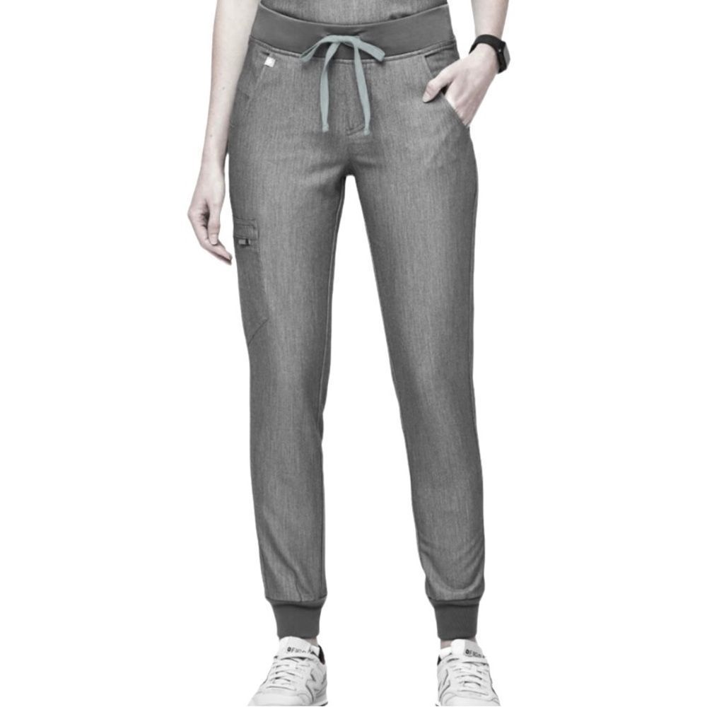 Figs technical Collection gray scrub bottom joggers, women’s size L